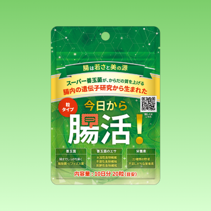 【粒タイプ】今日から腸活！（10日分：目安）